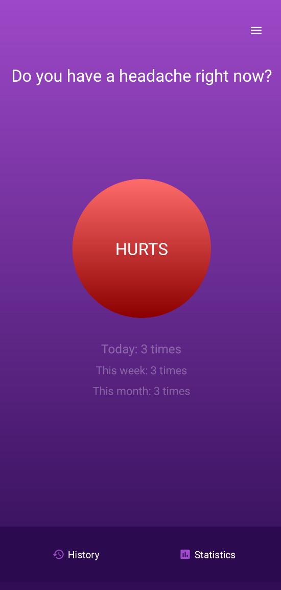 Headache Tracker App