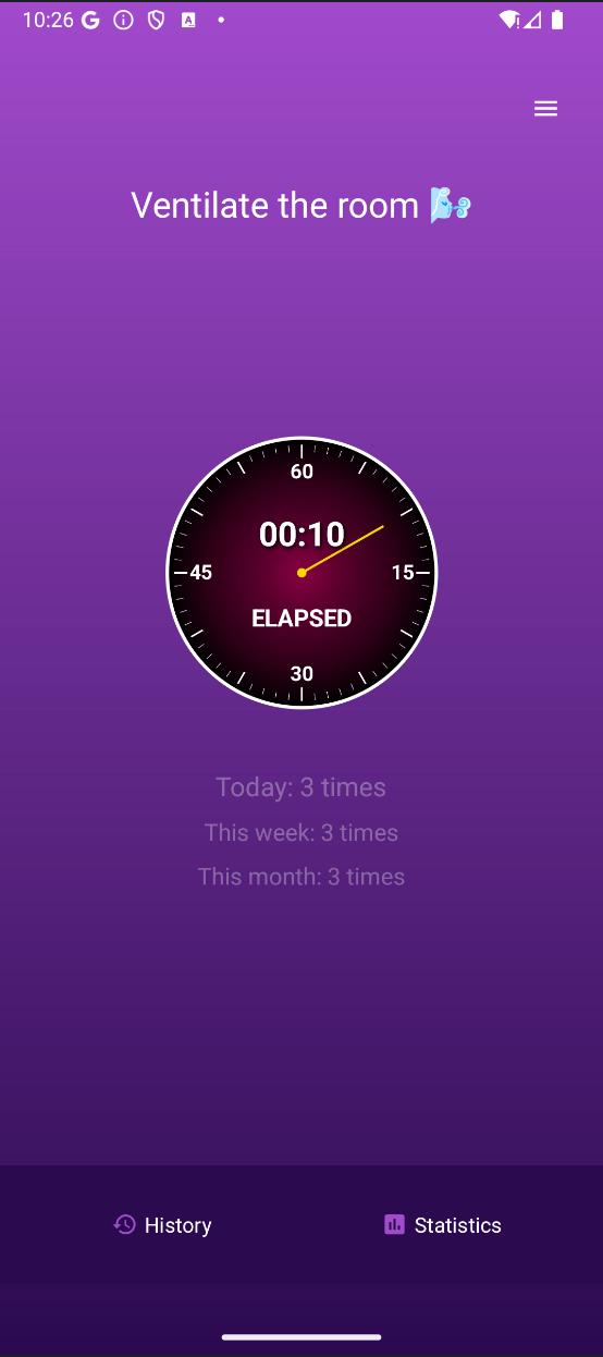 Timer mode for pain duration